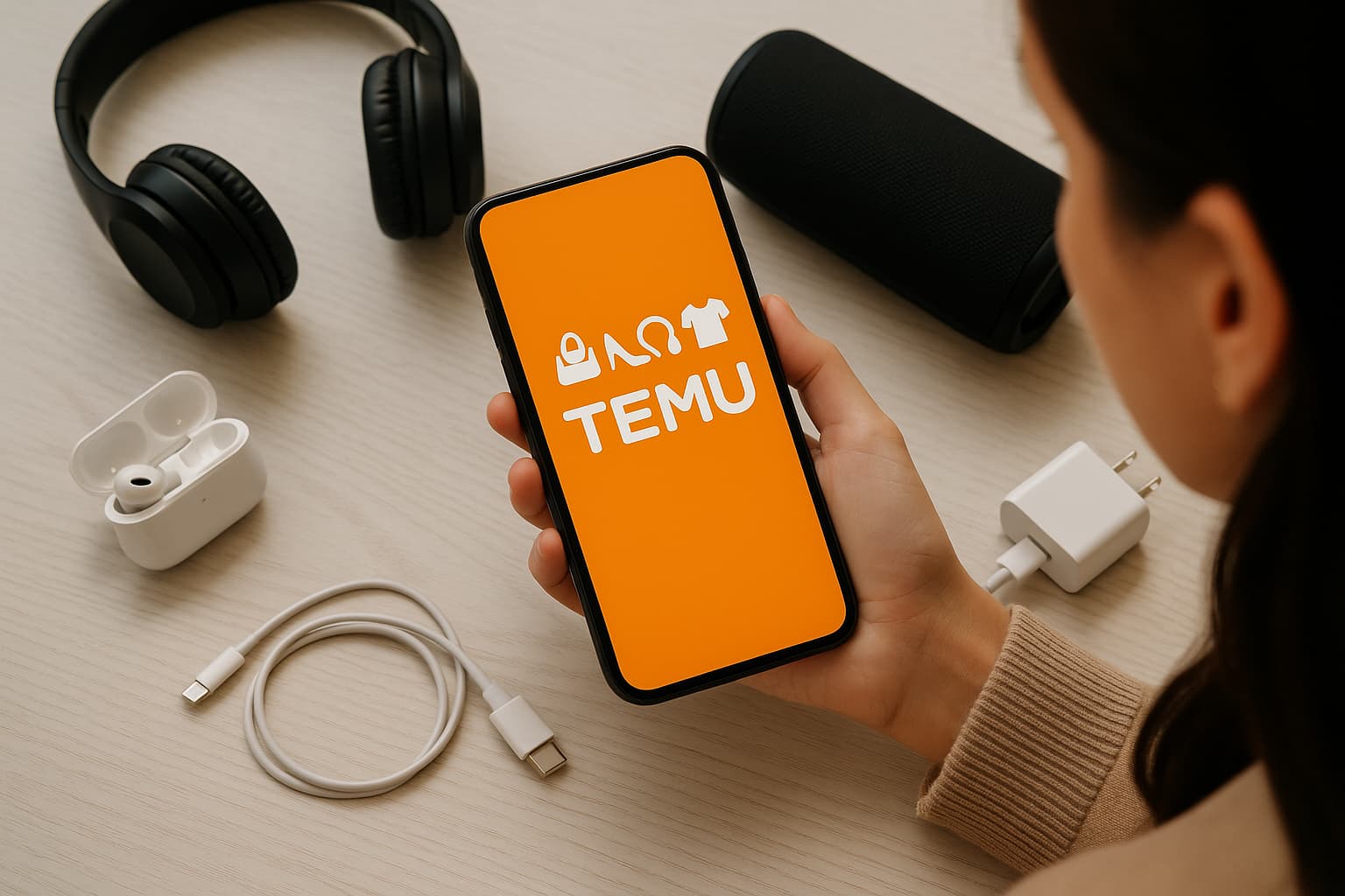 Accesorios electrónicos de Temu para tu día a día digital