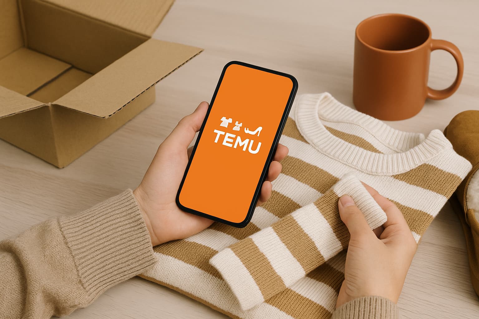 Calidad de los productos de Temu y experiencia en la app