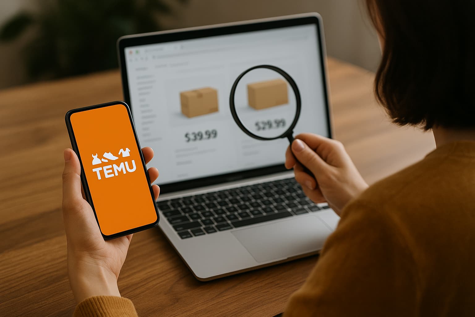 Comparación de precios en Temu para comprar mejor