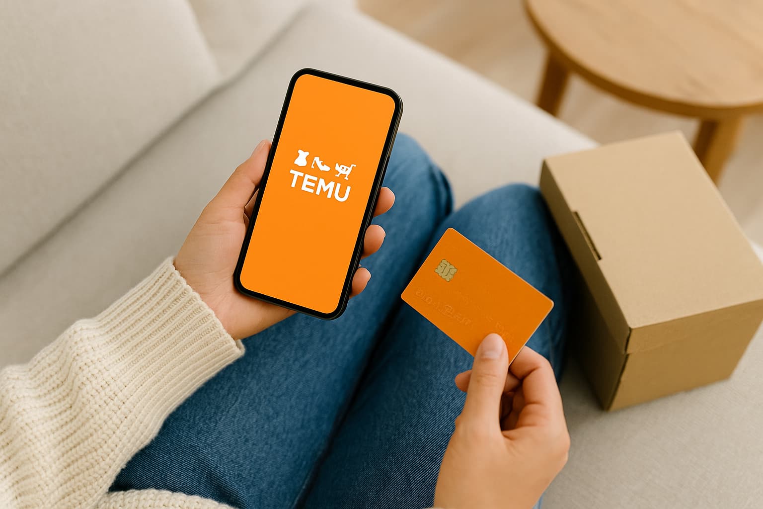 Compras en línea seguras con Temu desde la app