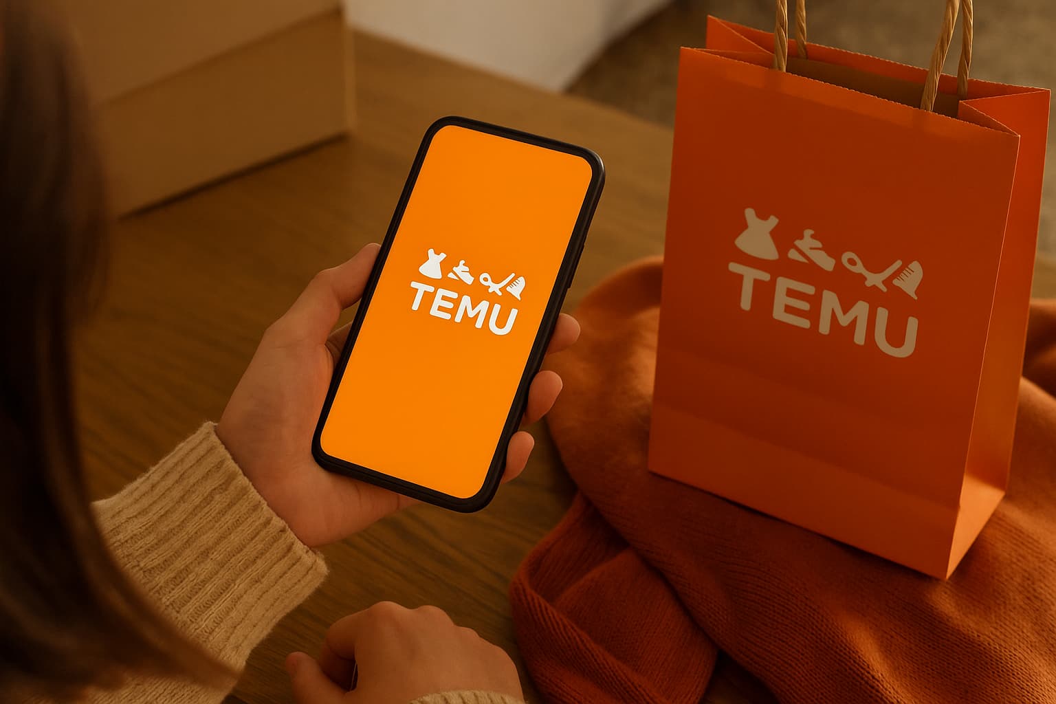 Último código de promoción de Temu de diciembre