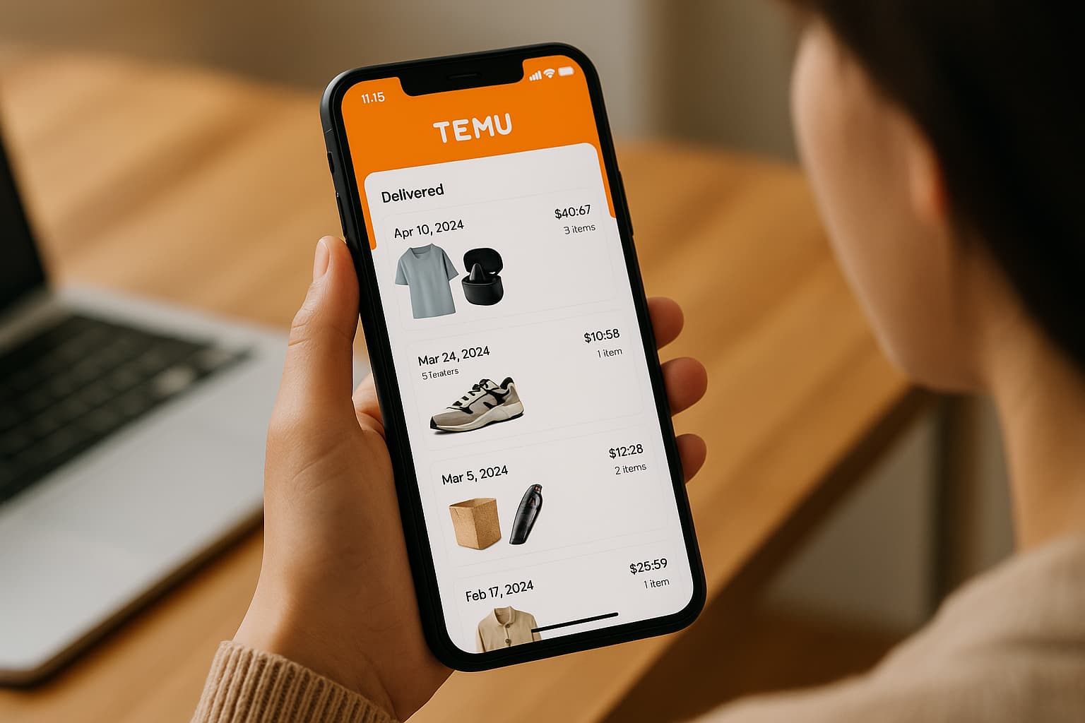 Cómo ver el historial de pedidos de Temu fácilmente