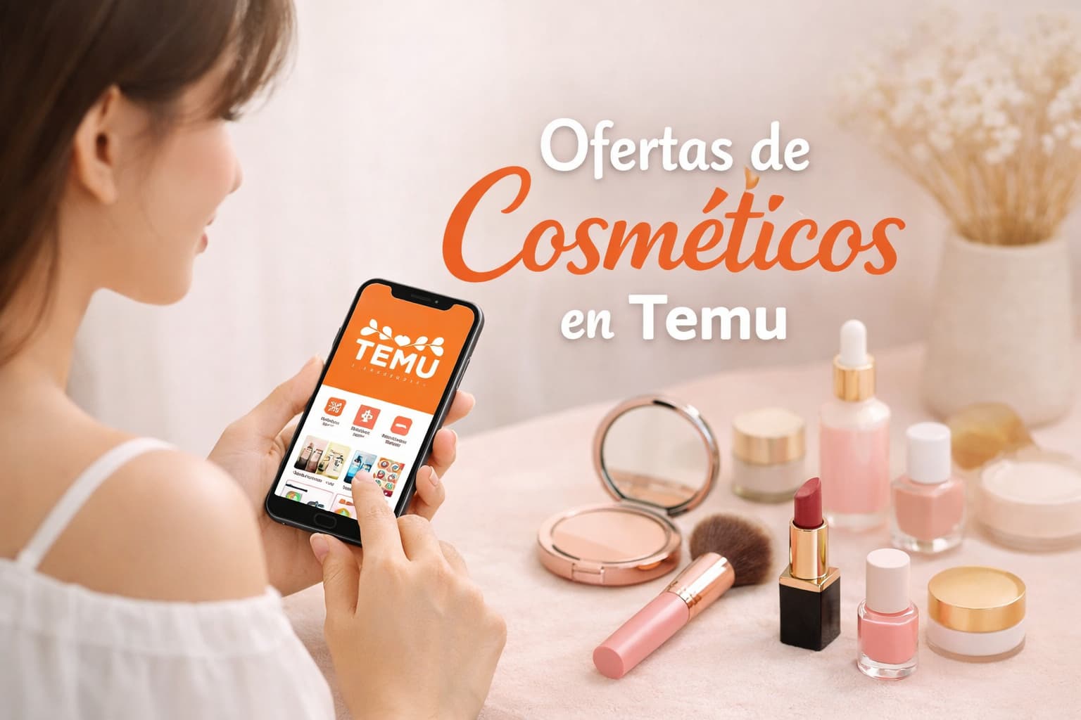 Ofertas de cosméticos en Temu que no te puedes perder