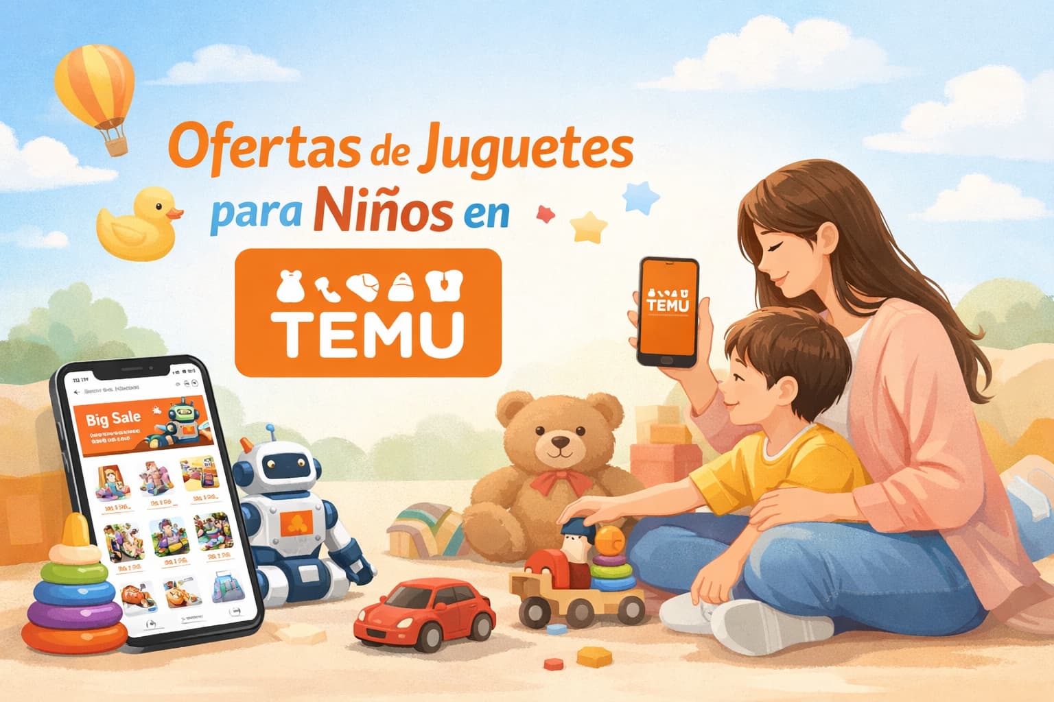 Ofertas de juguetes para niños en Temu al mejor precio