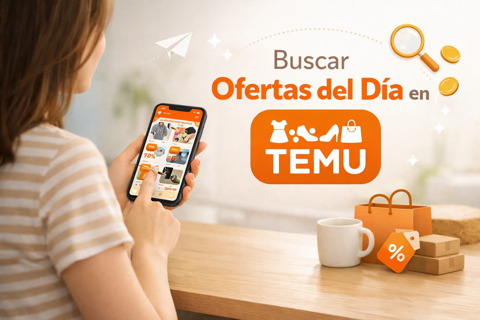 Buscar ofertas del día en Temu y ahorrar más