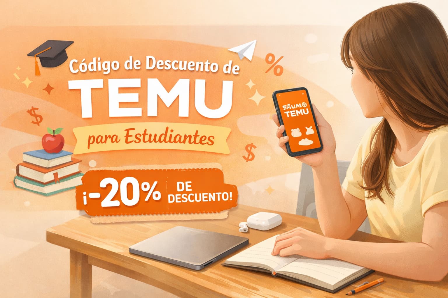 Código de descuento de Temu para estudiantes activo