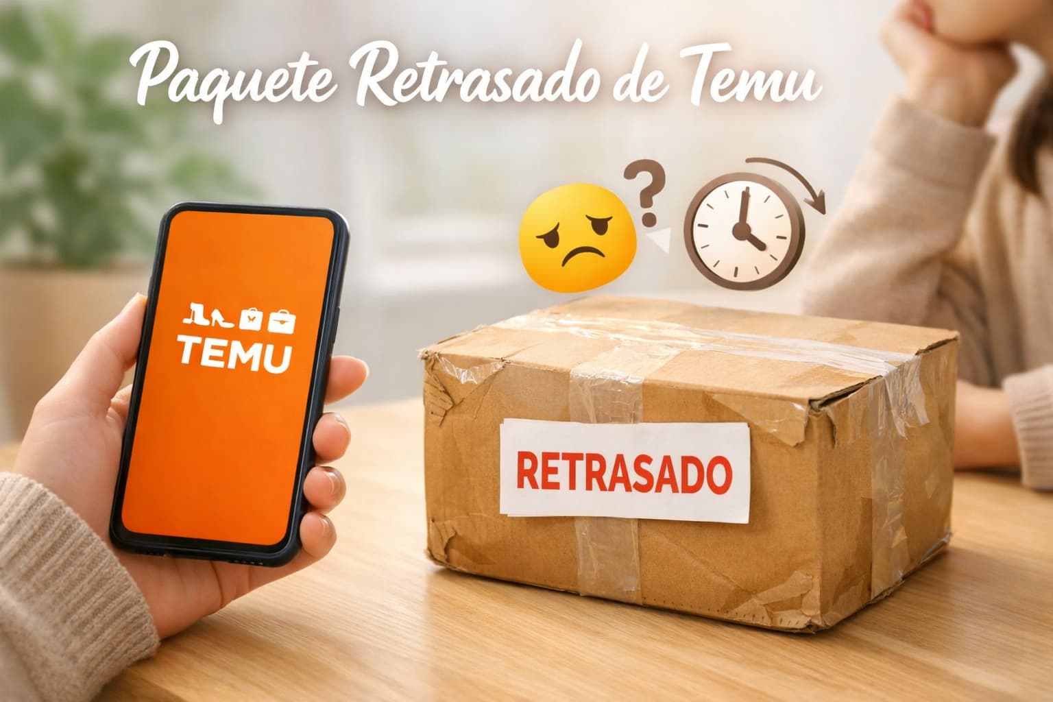 Paquete retrasado de Temu: soluciones y seguimiento