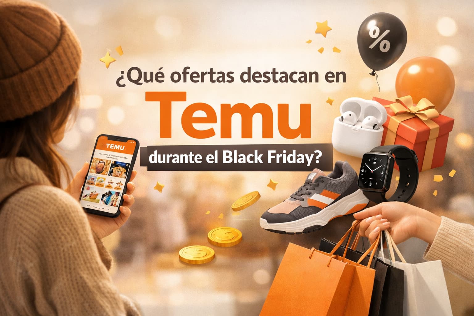 Qué ofertas destacan en Temu durante el Black Friday en la app