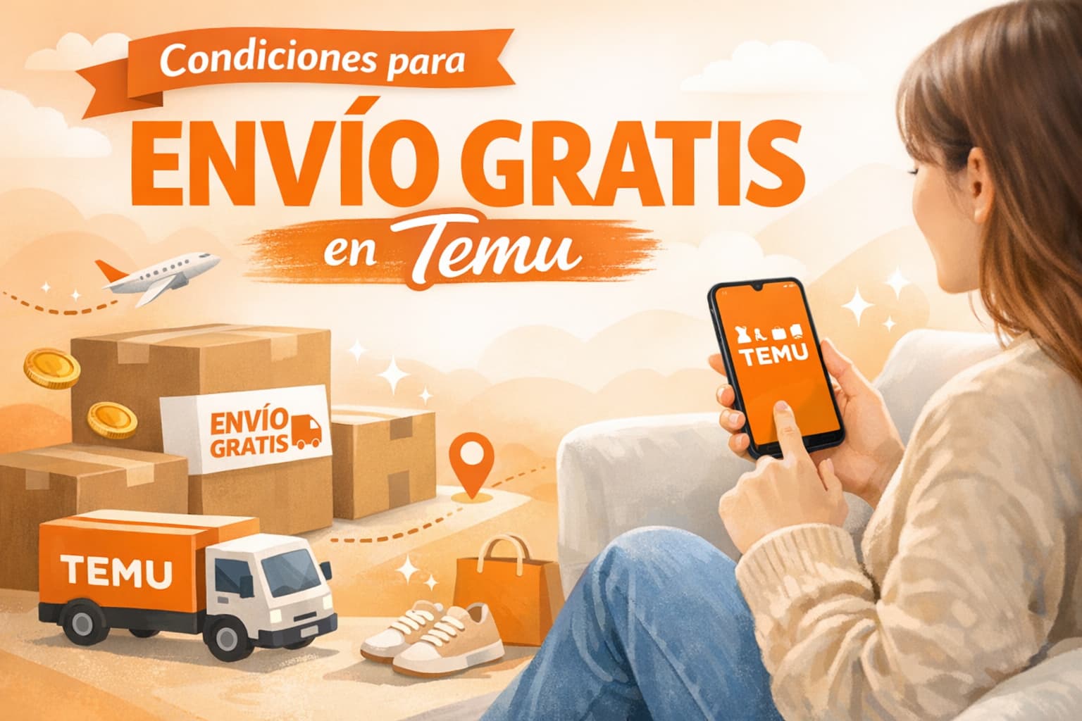 Condiciones para envío gratis en Temu y cómo obtenerlo